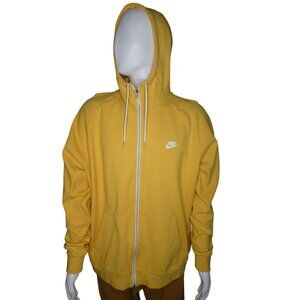 Nike‎ Zip Up Hoodie Yellow (Men's XXL)